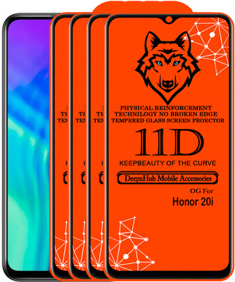 DeepzHub Edge To Edge Tempered Glass for Honor 20i(Pack of 4)