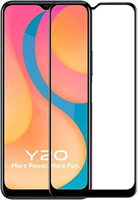 1DOLLAR Edge To Edge Tempered Glass for Vivo Y12G,Y12s,Y20,Y20A,Y20G,Y20i,Y20T --Screen Protector Full HD Quality Tempered Glass Anti-Scratch Edge to Edge Coverage with Easy Installation Kit(Pack of 1)