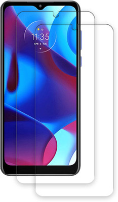SOMTONE Edge To Edge Tempered Glass for Motorola G Pure TEMPERED GUARD FRONTP2(Pack of 2)