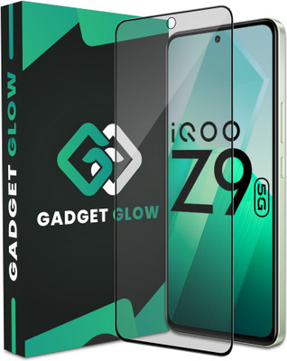 Gadget Glow Edge To Edge Tempered Glass for iQOO Z9 5G, Z9 5G, iQOO Z9, Matte Finish Glass(Pack of 1)