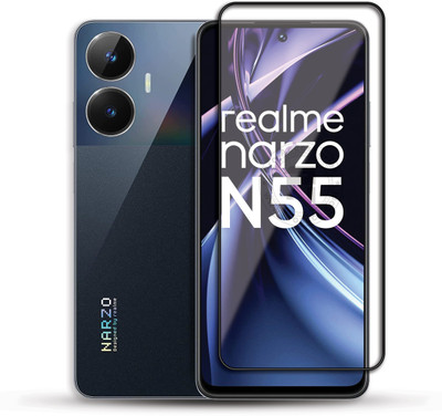 PROACCS Edge To Edge Tempered Glass for REALME NARZO N55(Pack of 1)