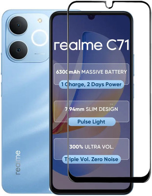 SNMART Edge To Edge Tempered Glass for Realme C71(Pack of 1)