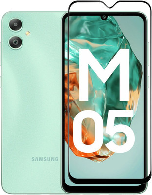 BRENZZ Edge To Edge Tempered Glass for Samsung Galaxy M05(Pack of 1)