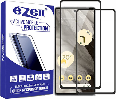 eZell Edge To Edge Tempered Glass for GOOGLE PIXEL 7A(Pack of 2)