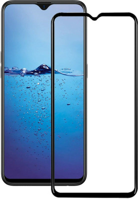 DMJHP Edge To Edge Tempered Glass for Oppo A15s(Pack of 1)