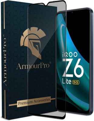 ArmourPro Edge To Edge Tempered Glass for iQOO Z6 Lite 5G, iQOO Z3 5G, Vivo Y56 5G, Vivo T1 5G, Vivo Y75 5G, Vivo T1x, Vivo T2X 5G, iQOO Z6 5G, (Matte Finish)(Pack of 1)