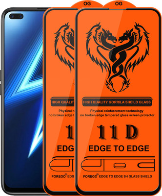 HQ Protection Edge To Edge Tempered Glass for Realme 6 Pro(Pack of 2)