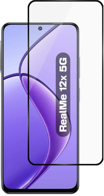 Gorilla Cases Edge To Edge Tempered Glass for realme 12x 5G(Pack of 1)