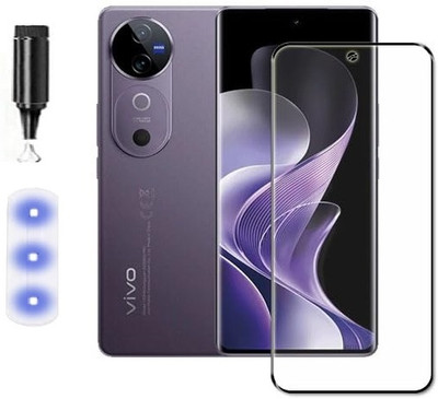 LIKEDESIGN Edge To Edge Tempered Glass for Vivo V40 5G(Pack of 1)