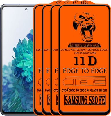 CYOR Edge To Edge Tempered Glass for SAMSUNG S20 FE(Pack of 4)