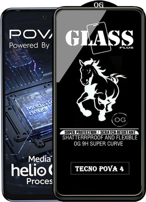 PFOAM Edge To Edge Tempered Glass for TECNO POVA 4(Pack of 1)