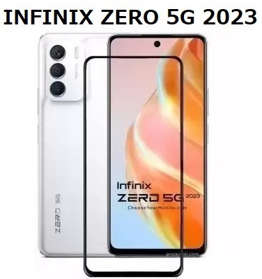 VDAT Edge To Edge Tempered Glass for Infinix ZERO 5G 2023, Infinix ZERO 5G(Pack of 1)