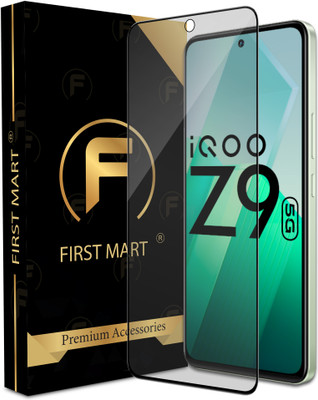FIRST MART Edge To Edge Tempered Glass for iQOO Z9 5G, Z9 5G, iQOO Z9, Matte Finish Glass(Pack of 1)
