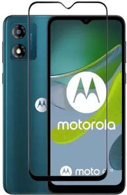 SMARTCASE Edge To Edge Tempered Glass for MOTOROLA e13, MOTO e13, MOTOROLA MOTO e13(Pack of 1)