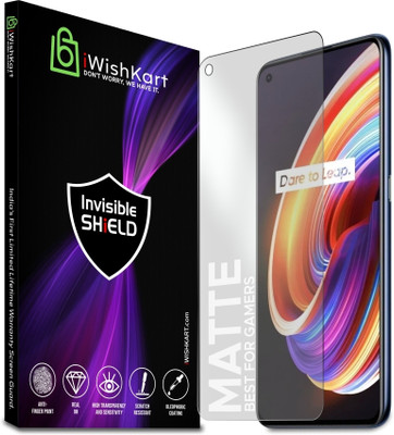 iWishKart Edge To Edge Tempered Glass for Realme X7 Pro, 0.3mm Mat / Matte(Pack of 1)