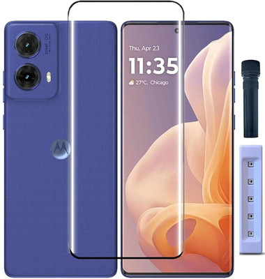 VDAT Edge To Edge Tempered Glass for MOTOROLA G85 5G, MOTOROLA G85 5G, MOTOROLA G96 5G, Moto G96 5G(Pack of 1)