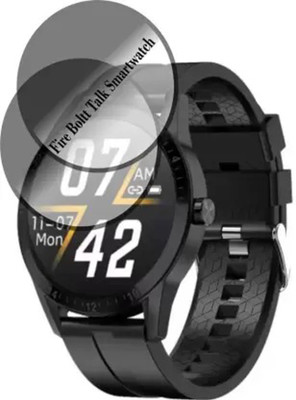 siglaciz Edge To Edge Tempered Glass for Fire-Boltt Talk 1.28 Bluetooth Calling Smart Watch with 3D Display & 360 Health Tracking Smartwatch(Pack of 2)