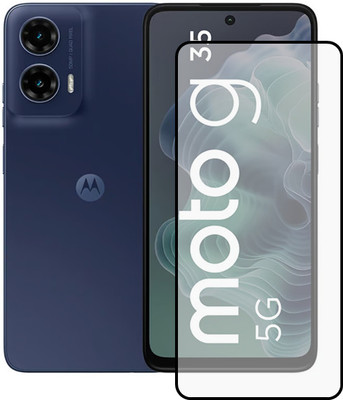 VISHRN Edge To Edge Tempered Glass for MOTOROLA g35 5G, MOTO g35 5G, Moto G35, Motorola G35 5G(Pack of 1)