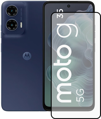 VISHRN Edge To Edge Tempered Glass for MOTOROLA g35 5G, MOTO g35 5G, Moto G35, Motorola G35 5G(Pack of 1)