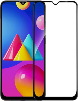 RCHJV Edge To Edge Tempered Glass for Samsung Galaxy M02S(Pack of 1)