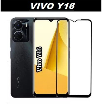 DSCASE Edge To Edge Tempered Glass for VIVO Y16(Pack of 1)