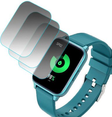 YCHROZE Edge To Edge Tempered Glass for Fire Boltt Ninja 3(Pack of 3)