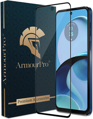 ArmourPro Edge To Edge Tempered Glass for Motorola G14, Motorola Moto G14, Moto G14(Pack of 1)