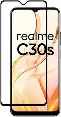 SRT Edge To Edge Tempered Glass for Realme C30s(Pack of 1)