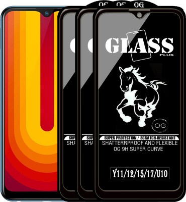 PFOAM Edge To Edge Tempered Glass for VIVO Y17(Pack of 3)