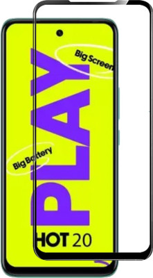 SRT Edge To Edge Tempered Glass for Infinix Hot 20 Play(Pack of 1)