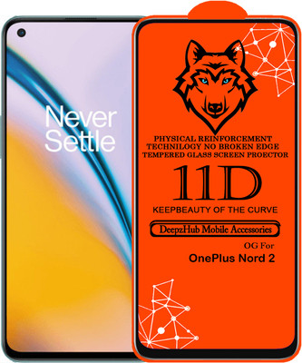 DeepzHub Edge To Edge Tempered Glass for OnePlus Nord 2(Pack of 1)
