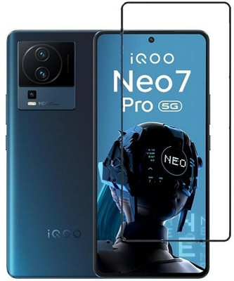 Empire Accessories Edge To Edge Tempered Glass for iQOO Neo 7,iQOO Neo 7 pro Edge to Edge 5D 9H Tempered glass(Pack of 1)