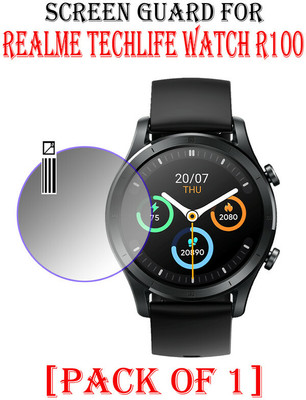 HIDEOUS Edge To Edge Tempered Glass for Realme TechLife Watch R100(Pack of 1)