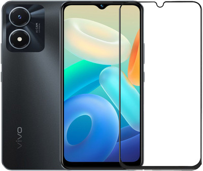 NKCASE Edge To Edge Tempered Glass for vivo Y02s(Pack of 1)