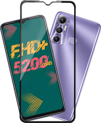 HUPSHY Edge To Edge Tempered Glass for Infinix Hot 11(Pack of 1)