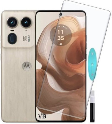 VISHRN Edge To Edge Tempered Glass for Motorola Edge 50 Ultra 5G(Pack of 1)