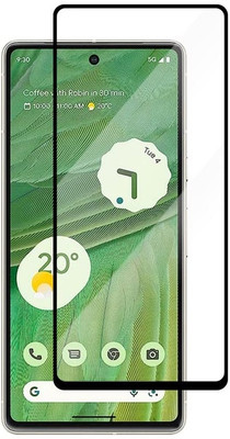 RUNICHA Edge To Edge Tempered Glass for Pixel 7A, Google Pixel 7A(Pack of 1)
