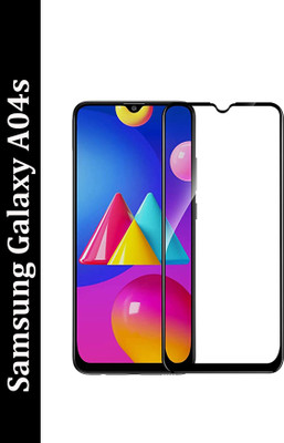 PARANDIV Edge To Edge Tempered Glass for Samsung Galaxy A04s(Pack of 1)