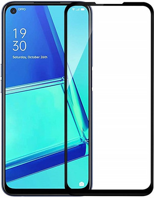ChutPutMart Edge To Edge Tempered Glass for Oppo K10 4G Full Glue Coverage(Pack of 1)