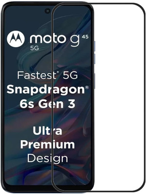 NSTAR Edge To Edge Tempered Glass for Motorola G45 5G(Pack of 1)
