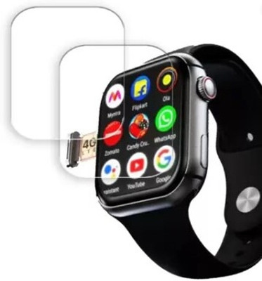 Aleena Edge To Edge Tempered Glass for Fire-Boltt Dream WristPhone GPS Smartwatch SMARTWATCH SCREEN GUARD 0.42(Pack of 2)