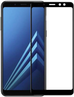 RCHJV Edge To Edge Tempered Glass for Samsung Galaxy A8 Plus(Pack of 1)