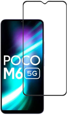 NEXZONE Edge To Edge Tempered Glass for POCO M6 5G(Pack of 1)