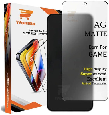 WonRia Edge To Edge Tempered Glass for Reno 14 5G, realme 13 5G, Oppo Find X8 5G Matte Glass(Pack of 1)