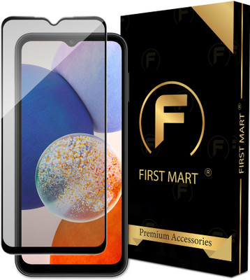 FIRST MART Edge To Edge Tempered Glass for Samsung Galaxy A14 5G, Samsung A14 5G, Samsung A14, Matte Finish Glass(Pack of 1)