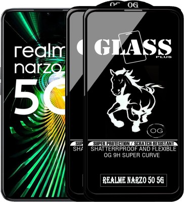 PFOAM Edge To Edge Tempered Glass for REALME NARZO 50 5G(Pack of 2)