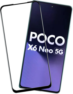 VAlight Edge To Edge Tempered Glass for POCO X6 Neo 5G(Pack of 1)