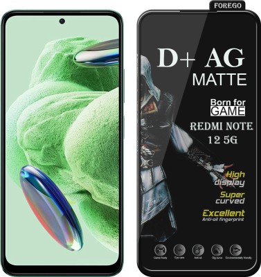 Forego Edge To Edge Tempered Glass for Redmi Note 12 5G(Pack of 1)