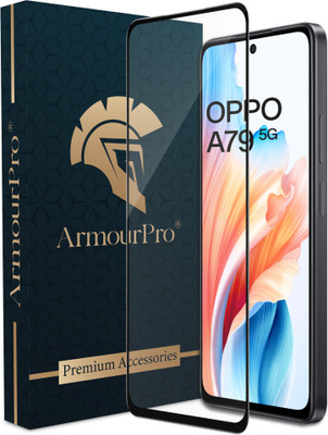 ArmourPro Edge To Edge Tempered Glass for Oppo A79 5G, A79, (OG Glass with black border)(Pack of 1)
