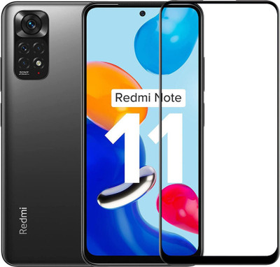 DMJHP Edge To Edge Tempered Glass for Redmi Note 11(Pack of 1)